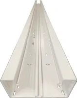 Hager Brüstungskanal-Unterteil frontrastend zu BR 68x130 mm verkehrsweiß 2,0 m