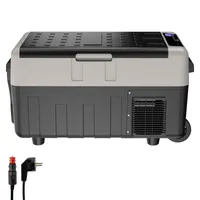 tillvex Kühlbox elektrisch 40L Grau mit