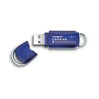 Integral 16GB Courier FIPS 197 Encrypted USB 3.0, 16 GB, USB Typ-A, 3.2 Gen 1 (3.1 Gen 1), 140 MB/s, Kappe, Blau, Silber