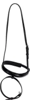 Hy Leather Nasenriemen mit Sperrriemen BZ255 (Pony) (Schwarz)
