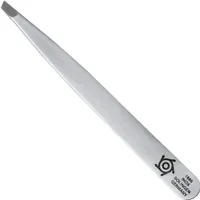 Pfeilring Pinzette, schräg, 9,5 cm lang
