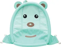 Chipolino Dětská síťka do vany Medvídek, plastové klipy do vany od narození zelená