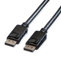ROLINE DisplayPort Kabel, DP-DP, v1.2, ST - ST, TPE, schwarz, 1,5 m