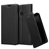 Cadorabo pokrowiec ochronny na Samsung Galaxy A10e / A20e w kolorze czarnym etui na telefon komórkowy z magnetycznym zamknięciem