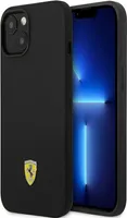 Ferrari FEHCP14SSIBBK pouzdro pro iPhone 14 6,1", černé/černé, tvrdé provedení