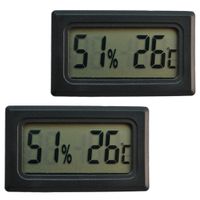 Mini Digital Lcd Zimmer Temperatur Luftfeuchtigkeit Meter Thermometer Hygrometer 