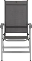 KETTLER Basic Plus Multipositionssessel, silber/anthrazit, Aluminium/Outdoorgewebe