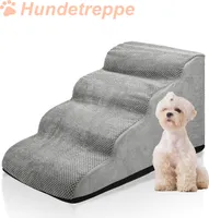 Yakimz 4-stupňové schody pro psy Neklouzavé schody pro domácí mazlíčky Schody pro psy Snímatelné a omyvatelné