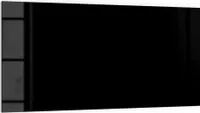 DEQORI Küchenrückwand Glas 100x50 cm 'Schwarz' Spritzschutz Bad Rückwand Küche