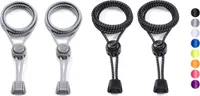 SCHNÜRRLIE elastische Schnürbänder 2er-Set ohne Schuhe Binden - Schnürsenkel mit Schnellverschluss für Kinder Erwachsene - 100 cm Grau-Silber & Schwarz