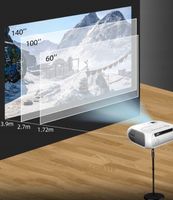 Projektor LED Projektor 4K Full HD 4500lm 4000: 1 200 '' WiFi Zenwire S5