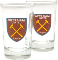 West Ham United FC - Snapback Glass - 2-Pack BS4032 (One Size) (Transparent)