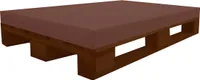 PODUŠKA NA PALETY (120x80x8 cm (Orchidea) PODUŠKA NA PALETY S imitáciou kože s nehorľavou úpravou MVSS 302 - UV stabilizovaná Tkanina na európske palety - RG40/60 FIXED-