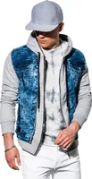 Ombre Clothing Herren-Jeansjacke Brayden grau M