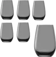 Stölzle Lausitz Elements tumbler 465 ml smoke grey set of 6