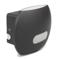Svítidlo Maclean LED, nástěnné, s PIR senzorem, PC+ALU, 20W, 1200lm, IP65, neutrální bílá 4000K, šedá, MCE366