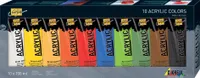 Kreul 84170 Set Acrylfarben 10 x 100 ml