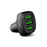 Green Cell In-Car Charger GC PowerRide 54W 3xUSB 18W with Ultra Charge technology