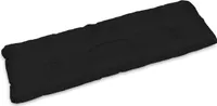 Sitzkissen Bankkissen Bankauflage für Gartenbank - 120x38 cm - Outdoor und Indoor - schwarz