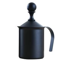 1 STÜ Phantasie Kaffee Creme Doppelschicht Filter Milchaufschäumer: Feinmaschige Handpumpe Schäumer; Cappucinos Freundlich (400ml / 800ml) Größe 800ccm