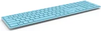 Rapoo E9800M, bezdrôtový, RF Wireless + Bluetooth, QWERTZ, modrý