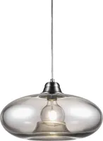 Nino Leuchten Pendel 1-flg. LILLE Nickel matt, Glas smokey, 30040102