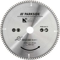 Parkside® Kreissägeblatt PKSB 254 A1 | Sägeblatt für Kreissäge | geeignet für handelsübliche Kreissägen | Aufnahme 30, 20 oder 16mm