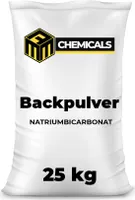 MRM CHEMICALS Natron Pulver 25kg Natriumbicarbonat Backnatron Backsoda Baking Soda für Lebensmittel Reinigen Haushalt Küche Wäsche, Lebensmittelqualit