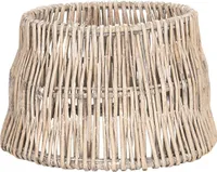 Clayre & Eef Lampenschirm Ø 25x16 cm Beige Rattan Rund