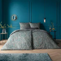 Estella Mako Interlock Jersey Bettwäsche Hannah salbei 135x200 cm + 80x80 cm