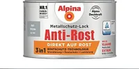 Alpina Metallschutzlack Anti-Rost Hellgrau 300 ml matt