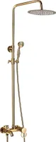 Duscharmaturset 20CM Duschsystem Handbrausekopf Duschpaneel Regenduschset Gold