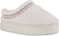 VAN HILL Damen Warm Gefütterte Pantoffeln Hausschuh Bequem Kunstfell Schuhe 840864, Farbe: Beige, Größe: 37
