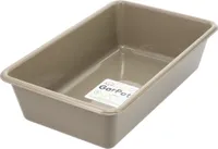 GarPet Katzenklo in 5 Größen Katzentoilette ohne Deckel Katzen Kaninchen Toilette Kitten Hasen Klo WC Schalentoilette Klo grau eckig Mid