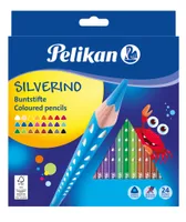 Pelikan Buntstifte SILVERINO 3-eckig dünn BD24LN  24Stk.