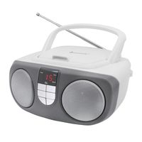 SCD1400 prenosné rádio CD prehrávač AUX-IN detské rádio senior rádio