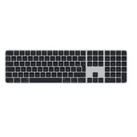 Apple Magic Keyboard - Volle Groeße (100%), USB + Bluetooth, AZERTY, Silber, Schwarz | MMMR3F/A
