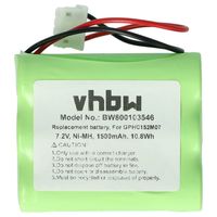 vhbw 1x Akku kompatibel mit iRobot Braava 321, 320 Home Cleaner Heimroboter (1500 mAh, 7,2 V, NiMH)