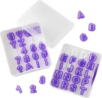 Wilton Alphabet Ausstecher Zahlen + Buchstaben Set