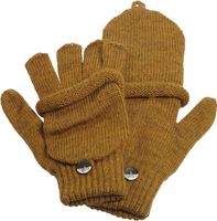 2 Paar Kinder Handschuhe Halbfinger Fingerlos Strickhandschuhe mit Klappe Winter Kinderhandschuhe Warme Winterhandschuhe Winter Handschuhe mit Flip Top für Kinder Jungen 3-9 Jahre