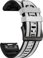INF Řemínek na hodinky TPU pro Garmin Fenix7/6/5 22mm Bílý