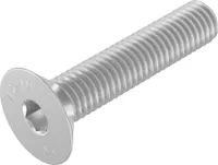SECCARO Senkschraube M10 x 50 mm, Edelstahl V2A VA A2, DIN 7991 / ISO 10642, Innensechskant, 20 Stück