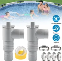 Pool-Absperrventil-Kit Schwimmbad-Absperrhahn-Anschluss-Set Schlauch-Plungerventil