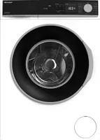 Waschmaschine 8kg Weiß AquaStop DoubleJet LED-Display A Sharp ES-NFA814BW1NA-DE
