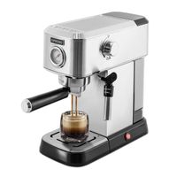 Kaffeemaschine Mit Milchaufschäumer Cappuccino/Latte   1.2l  Wassertank