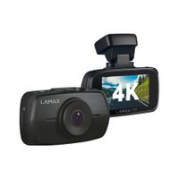 LAMAX C11 GPS 4K Dashcam, Autokamera, Loop-Aufnahme, 3-Zoll-Touchscreen, Parkmodus, Eingebautes Mikrofon, Zeitrafferfunktion, Superkondensator