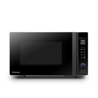 Toshiba MV-TC25T(BK) 4-in-1-Mikrowellenherd mit Heißluftfritteuse, Origin-Inverter-Technologie, leicht zu reinigendem Emaille-Innenraum, 25 L, 2100 W, Schwarz