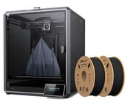 Creality K1 Max 3D-Drucker mit 2KG 1.75mm Hyper Series PLA Filament--Schwarz