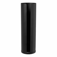 Blomus WC-Rollenhalter Nexio Large, Toilettenrollenhalter, Stahl pulverbeschichtet, Kunststoff, Black, 45.5 cm, 66316