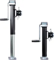 2 x Kurbelstützen mit Handkurbel 420-680mm 1000kg Ausdrehstütze Wohnwagen und Anhänger